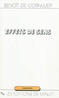 Effets de sens