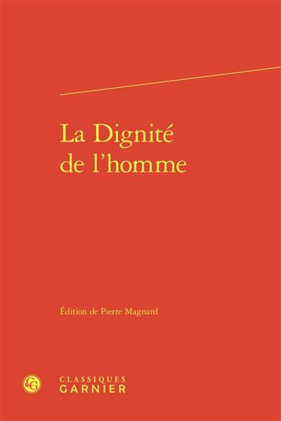 La dignité de l'homme