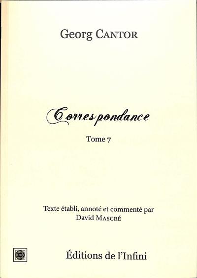 Correspondance. Vol. 7 Correspondance. Vol. 7