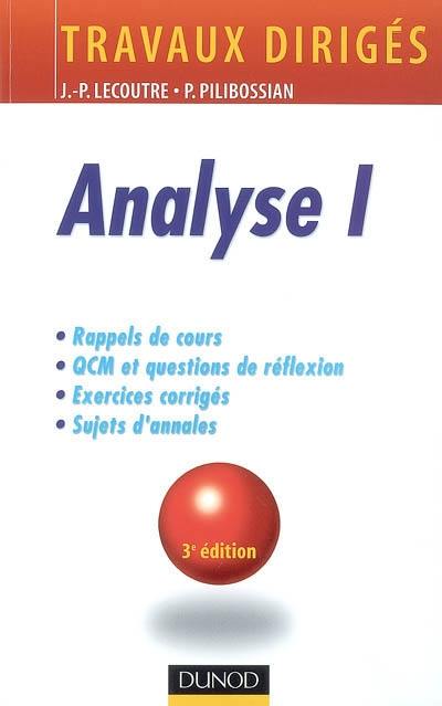 Analyse. Vol. 1