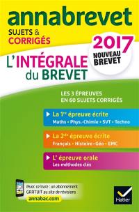 L'intégrale du brevet : nouveau brevet 2017