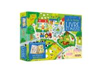 A la ferme : livre et puzzle