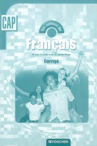 Français CAP : corrigés