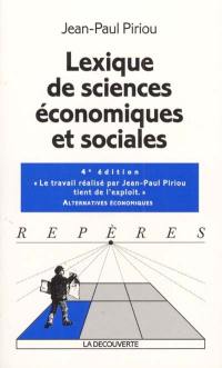 Lexique de sciences économiques et sociales