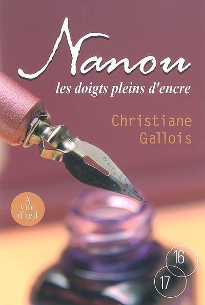 Nanou, les doigts pleins d'encre