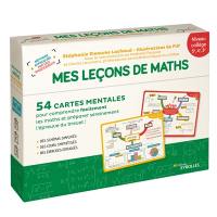 Mes leçons de maths niveau collège, 5e, 4e, 3e : 54 cartes mentales pour comprendre facilement les maths et préparer sereinement l'épreuve du brevet !