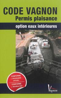 Code Vagnon permis plaisance, option eaux intérieures