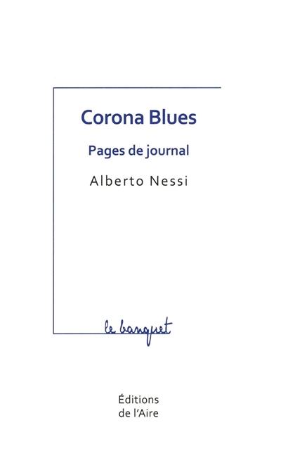 Corona blues : pages de journal