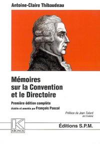 Mémoires sur la Convention et le Directoire