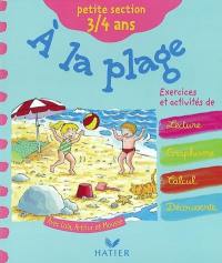 A la plage : petite section 3-4 ans