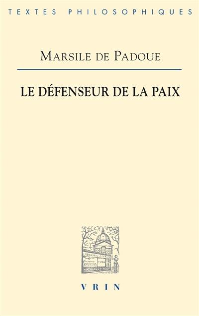 Le Défenseur de la paix