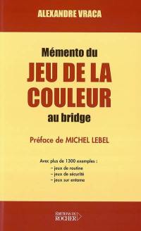 Mémento du jeu de la couleur au bridge