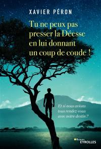 Tu ne peux pas presser la déesse en lui donnant un coup de coude ! : et si nous avions tous rendez-vous avec notre destin ?