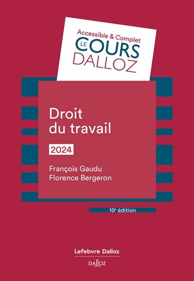 Droit du travail : 2024