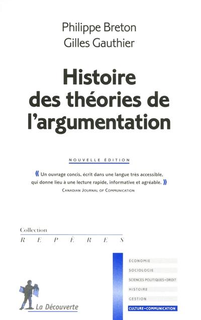 Histoire des théories de l'argumentation