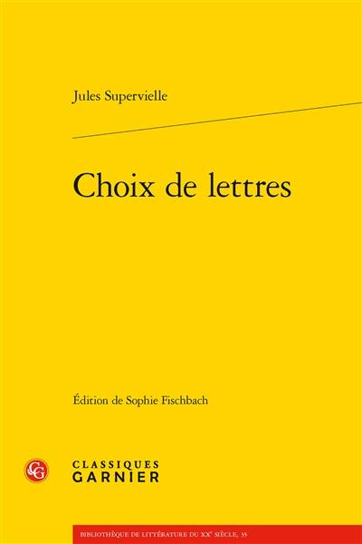 Choix de lettres