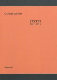 Textes : 1962-1993