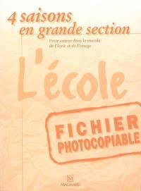 L'école : fichier photocopiable