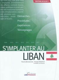 S'implanter au Liban