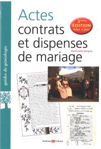 Actes, contrats et dispenses de mariage : comment retrouver ces documents essentiels ?