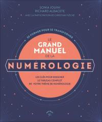 Le grand manuel de la numérologie : se former pour se transformer : les clés pour dessiner le tableau complet de votre thème de numérologie