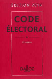 Code électoral 2016