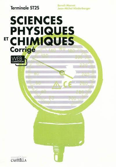 Sciences physiques et chimiques, terminale ST2S : travaux dirigés, corrigé