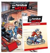 Les fondus de moto : pack tome 11 + calendrier 2022