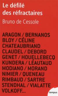 Le défilé des réfractaires : portraits de quelques irréguliers de la littérature française