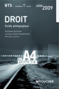 Droit BTS tertiaires 1re année : guide pédagogique