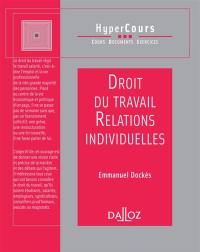 Droit du travail : relations individuelles