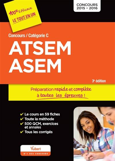 Concours ATSEM, ASEM : catégorie C : 2015-2016