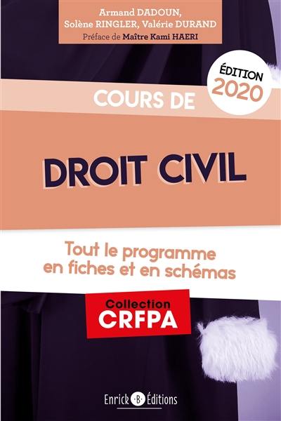 Cours de droit civil : tout le programme en fiches et en schémas