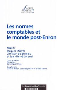 Les normes comptables et le monde post-Enron