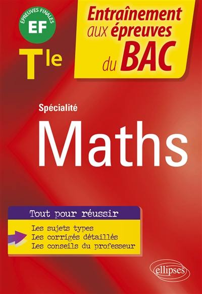 Spécialité maths terminale : EF épreuves finales