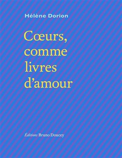 Coeurs, comme livres d'amour