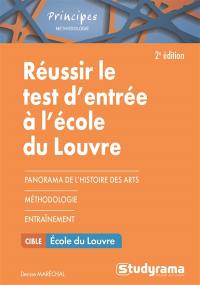 Réussir le test d'entrée à l'Ecole du Louvre : se préparer au questionnaire et au travail de rédaction sur un texte