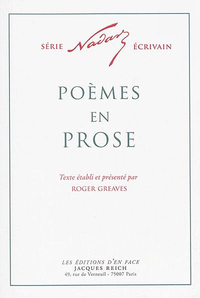 Poèmes en prose