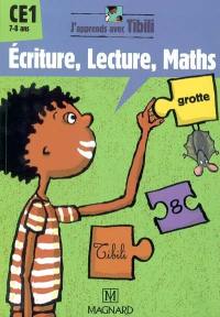 Ecriture, lecture, maths CE1, 7-8 ans