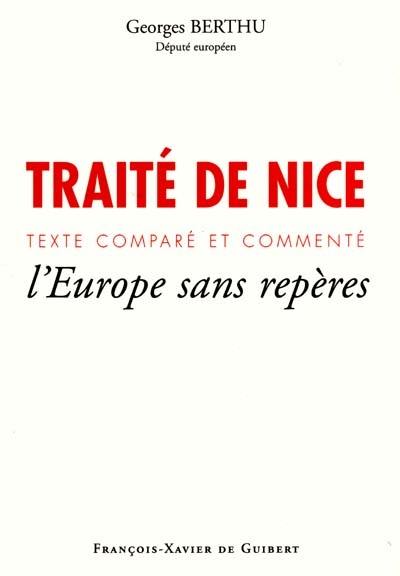 Traité de Nice : texte comparé et commenté