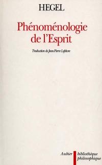 Phénoménologie de l'esprit