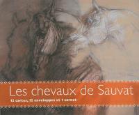 Les chevaux de Sauvat : 12 cartes, 12 enveloppes et 1 carnet