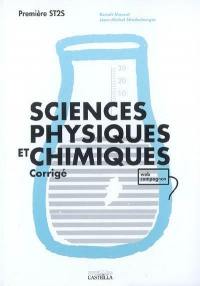 Sciences physiques et chimiques, 1re ST2S : travaux dirigés : corrigé