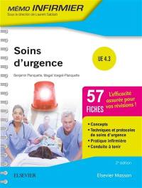 Soins d'urgence, UE 4.3 : 57 fiches