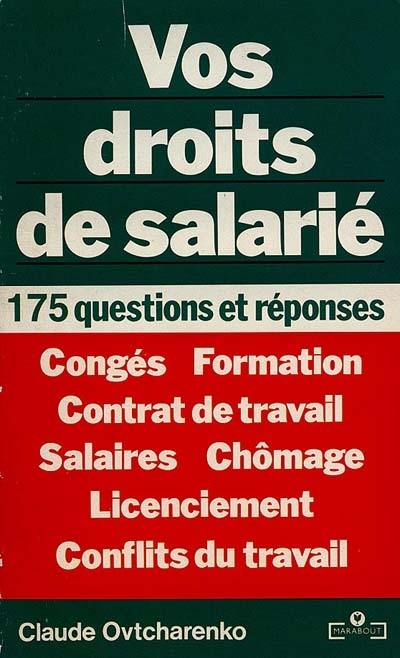 Vos droits de salarié