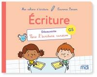 Ecriture, GS : découverte, vers l'écriture cursive