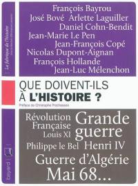 Que doivent-ils à l'histoire ?