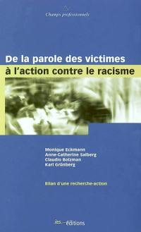 De la parole des victimes à l'action contre le racisme : bilan d'une recherche-action