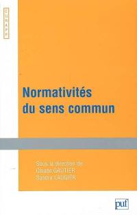 Normativités du sens commun