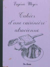 Cahier d'une cuisinière alsacienne